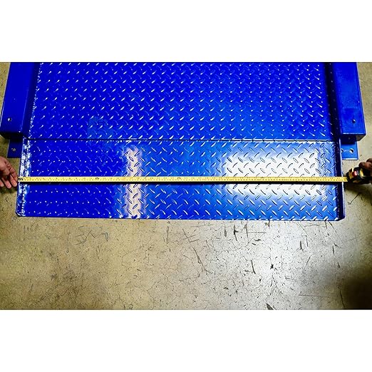 Liberty LS-917-R NTEP Low Profile Drum Scale with 2.5' x 2.5' (30" x 30") Platforms for Barrel Weighing, Regular LED Version | 5000 lbs x 1 lb