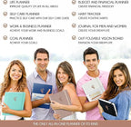 Hourly Planner - Undated Daily, Weekly & Monthly Planner with Budget Section | A 12 Month Journey to Increase Productivity & Happiness | Life Organizer & Gratitude Journal - Vertical Format