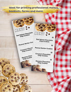 Limited Papers (TM) 8.5x11 Perforated Paper, 20/50 Pound, 75 GSM, Variety of Perforation Sizes and Colors, for Forms, Tickets, Postcards, Business Cards. (Canary, 2 up – vertical 4 1/4”)