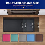 FEATOL Anti Fatigue Mat for Standing, 9/10 Extra Thick Ergonomic Standing Desk Mat, Comfort & Durable Memory Foam Standing Mat at Home,Office All Day (20" x 32", Black)