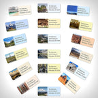 Customized Personalized Address Labels - Made in The USA by Kenco (250 Labels, National Parks)