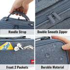 Pencil Case, Large Capacity Pencil Case Organizer; Double Zipper Storage Bag; Big Pencil Pouch for College School Office Teen Girl Boy Men Women Adult