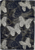 BLBMH Book Covers for Paperbacks Book Cover for Privacy Fit for 5.5x8.5 inch Adjustable Book Sleeve Cover for Diary Books Fabric Softcover Protector for Notebook - Butterfly B 8.5in