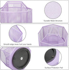 Exerz Desk Organiser/Mesh Desk Tidy Candy/Pen Holder/Multifunctional Organiser 360 Rotating