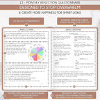 Hourly Planner - Undated Daily, Weekly & Monthly Planner with Budget Section | A 12 Month Journey to Increase Productivity & Happiness | Life Organizer & Gratitude Journal - Vertical Format