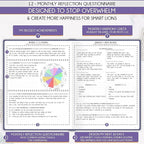 Hourly Planner - Undated Daily, Weekly & Monthly Planner with Budget Section | A 12 Month Journey to Increase Productivity & Happiness | Life Organizer & Gratitude Journal - Vertical Format