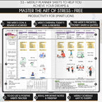 Hourly Planner - Undated Daily, Weekly & Monthly Planner with Budget Section | A 12 Month Journey to Increase Productivity & Happiness | Life Organizer & Gratitude Journal - Vertical Format