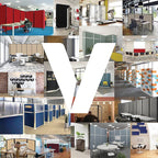 Versare Hush Panel Cubicle Kit | Workstation Partition Walls | Sound Dampening Cubicle Walls | Partitions for Desks