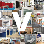 Versare Hush Panel Cubicle Kit | Workstation Partition Walls | Sound Dampening Cubicle Walls | Partitions for Desks