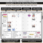 Journal for Men- Undated Daily, Weekly & Monthly Planner with Budget Section | A 12 Month Journey to Increase Productivity & Happiness | Life Organizer & Gratitude Journal - Horizontal Format