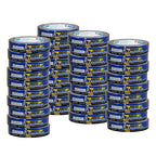 ABRO 36 Pack Blue Painters Tape: 24mm x 55M All Purpose Blue Tape, Temporary Labeling, Easy Tear, Clean Removal, Masking Tape Colored, DIY or Pro Use