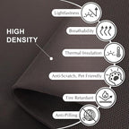 DECOLAB Desk Divider, Portable Desktop Privacy Panels Partition for Study, Home Office, Workplace, Students, Free Standing, Anti-Scratch, 48"x18", Iron