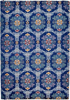 BLBMH Book Covers for Paperbacks Handmade Bookcover Fit for 5.5x8.5 inch Adjustable Fabric Softcover Protector for Women Book Lovers Gifts - Flower Blue B 8.5in