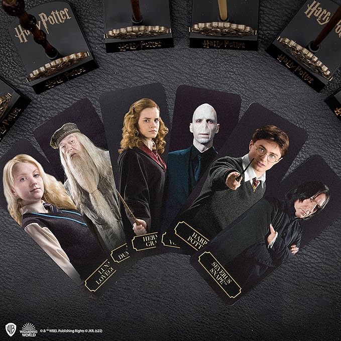 Cinereplicas Harry Potter - Harry Potter Wand Pen with Stand & Lenticular Bookmark - Official License