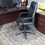Dimex Low Pile Carpet Office Mat Chair Mat with Lip, 45" x 53" x .11"