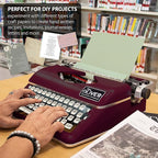Timeless Manual Typewriter, Burgundy